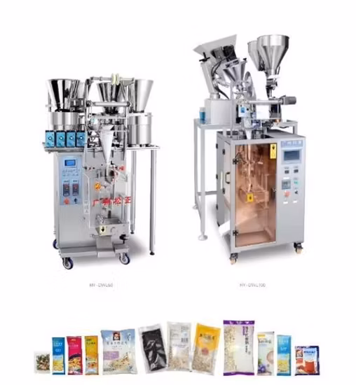 Twin Bag Oil &amp; Powder Pouch Packaging Machine for Instant Noodles Seasoning